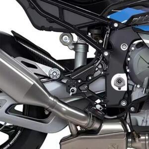 BMW S1000RR 2019-2024 2025 바이크 오토바이 조절식 카본 보드 리어세트 풋핀 페달 발판 높이