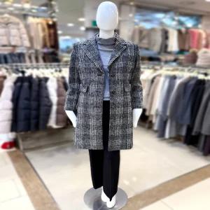 [조이너스][노원점]조이너스 체크 모직 하프 코트 JAEW1WCH370