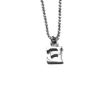 Simple 이니셜 목걸이 금펜던트 i-W356037