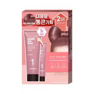 모레모 케라틴 손상 적은 헤어 컬러 애쉬로즈핑크 대용량