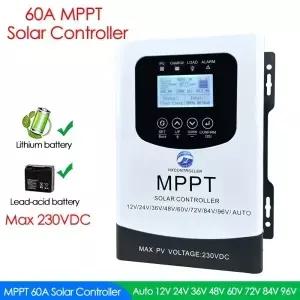 MPPT 태양광 패널 충전 컨트롤러 PV 레귤레이터 WIFI RS485 24V 48V 60V 72V 96V 배터리 50A 60A 80A