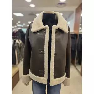 BCBG [올앤선드리] 인조 퍼 무스탕 자켓 A5WAF811