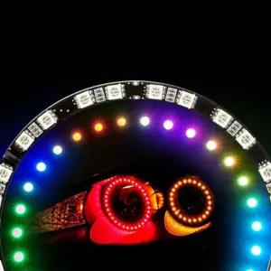 12V용 5050 3칩 RGB LED 써클아이 사이즈 선택RGB써클 자동차써클 차량용써클 3RGB써클 램프 용램프 튜닝