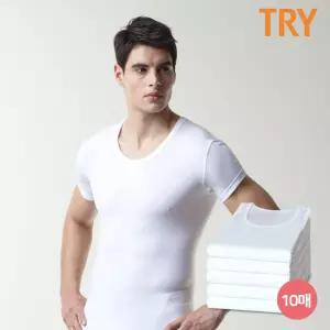 트라이 남성 반팔 런닝 10매 1세트 117721