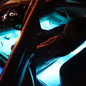 자동차 무드등 풋등 LED 실내등 단색2바-스카이