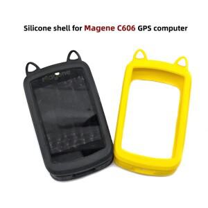Magene C606 용 실리콘 보호 커버 LCD 화면 보호기가있는 GPS 자전거 컴퓨터 케이스