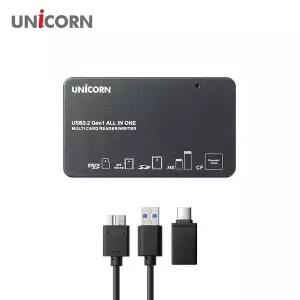 유니콘 XC-5000M USB3.2 Gen1 6in1 멀티카드리더기 올인원117종 지원 A+C타입