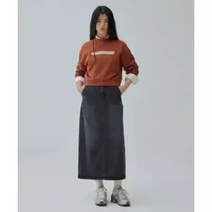커버낫 COVERNAT WOMAN 우먼 데님 롱 스커트 Black CO2403SR73BK 277227
