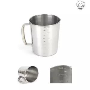 홈베이킹 대용량 스텐 계량컵 조리용 대형비커 3000ml