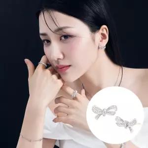 [박하선PICK] 보우보우 14K골드 랩그로운 다이아몬드 귀걸이 FGDE1303WLAB