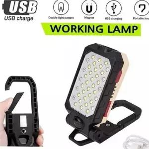 led 충전식 랜턴 led 충전식 손전등 캠핑용 휴대용 비상등 작업등 ...