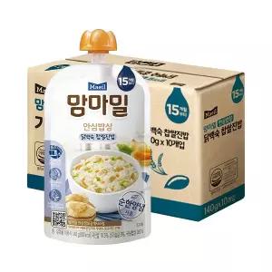 [매일] 맘마밀 이유식 안심밥상 닭백숙찹쌀 140g 10팩