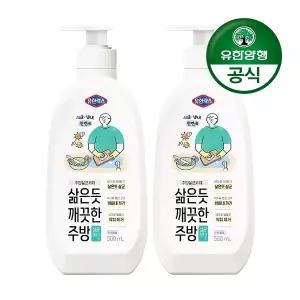 [유한양행]유한락스 도마행주용 세정제 500g 2개