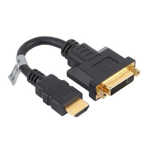 강원전자 NETmate NMG004 DVI / HDMI 케이블 젠더 0.15m /밀알