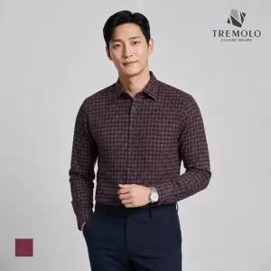 [TREMOLO] 체크패턴 포켓 셔츠_TRBNL3F8461