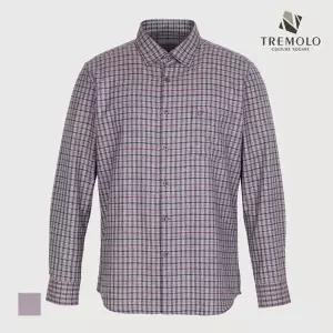 [TREMOLO] 체크패턴 기모 셔츠_TRBNL3F8441