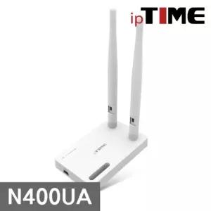 ipTIME N400UA USB 무선 랜카드 300Mbps/데스크탑/노트북/WIFI/와이파이/동글이/내장/젠더/데스크탑용/미니