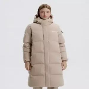 내셔널지오그래픽NATIONALGEOGRAPHIC N254WDW860 여성 프로 롱기장 구스다운 점퍼 MOURNING BEIGE
