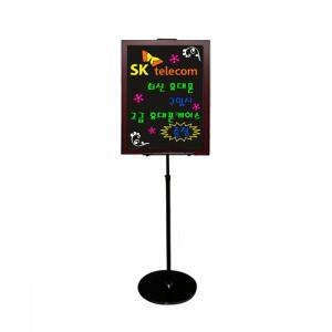 일반 블랙보드세트 BB57-900 500x700 원형베이스 이젤 pop