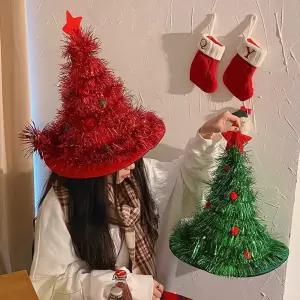리온 크리스마스트리모자 오너먼트 트리산타 빨간모자 루돌프 파티모자