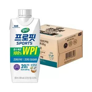 [보리보리/셀렉스]셀렉스 프로핏 Sports WPI 드링크 330ml 코코넛 12개
