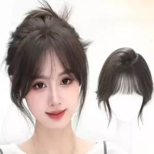 리온 인모정수리가발 웨이브 정수리가발 원핀 여자부분가발 여자
