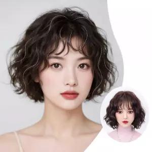 리온 인모정수리가발 정수리가발 부분 통가발 여자부분가발 부분가발