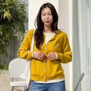 [핑크시슬리] 이지코디 컬러콤비 레이어드 박스 니트 가디건 2종 택1