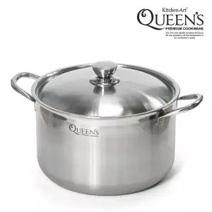 키친아트 퀸즈 통3중 스텐냄비 곰솥 28cm