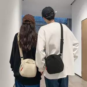 미니 보조가방 세컨백 크로스백 나일론 여행 라운드 OWE40921
