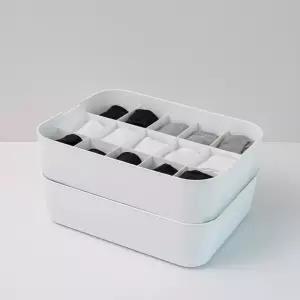 1+1 백화상점 양말 속옷 수납 정리함 서랍장 칸막이 칸칸이 정리 보관함
