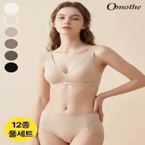 [BEST of BEST]올데이 스킨핏 편한 노와이어 여성 브라팬티 12종 풀세트