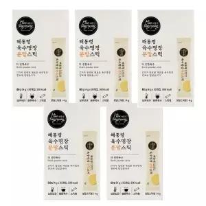 [해통령] 육수명장 분말스틱 80g (4g x 20개입) 5박스 -SDL-