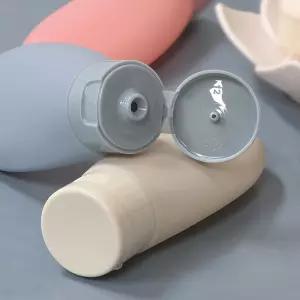 휴대용 여행용 공병 세트 60ml 실리콘 튜브 리필 용기