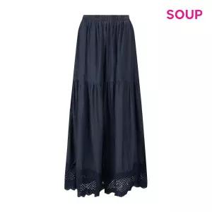 [롯데백화점]SOUP 데님 스커트형 와이드 팬츠 (S66LP10)