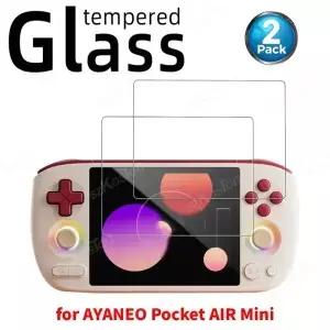 AYANEO 포켓 에어 미니 게임 콘솔 용 2pcs 9H 강화 유리 화면 보호기 스크래치 보호 필름 액세서리