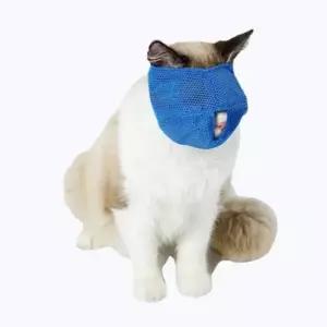 오너클랜 고양이 입마개 매쉬 보호 안전 경량 미용 병원 고양이 경량 병원