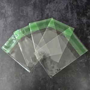 opp 접착식 투명 쿠키 포장 비닐 9cmx10cm 100매 쿠키 봉투 opp 접착 포장 비닐