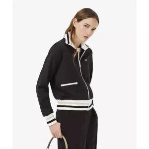 라코스테 LACOSTE 여성 인터록 컬러티핑 집업 스?셔츠 SF5252-56G 0QI SF5252-56G0QI 505461