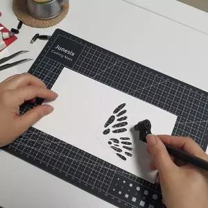 서치12 아트칼 다꾸칼 커터 곡선 종이공예칼 종이 공예칼 세트 디자인칼 빠른배송