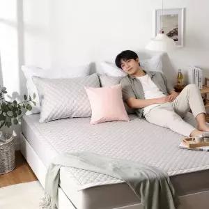 순면 침대패드 누빔 양면 커버 사계절 침구 패드 거실 카페트 토퍼