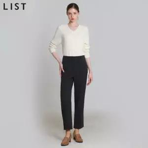 [리스트(LIST)] 클래식 슬림 스트레이트 팬츠 (택가격:168000원)