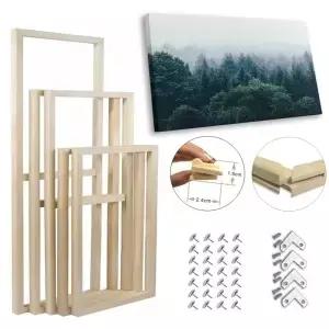 DIY 목재 프레임 키트 캔버스 유화 바 다이아몬드 페인팅 벽 아트 40x60 50x70 60x90 60x120