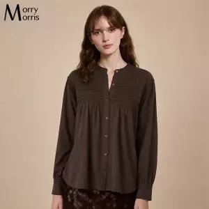 [모리모리스(Morry Morris)] 고퀄 메종 보헤미안 블라우스-사이즈 55~88다양