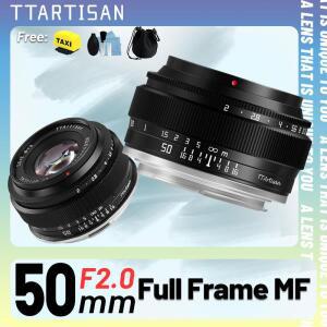 TTArtisan 50mm F2 풀프레임 수동 초점 인물 렌즈 소니 E 니콘 캐논 후지 라이카 호환 시그마 L 마운트 호