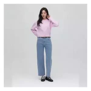 플라스틱아일랜드 PS7DP201 BEIGE 릴렉스 레귤러핏 데님 팬츠 1165636