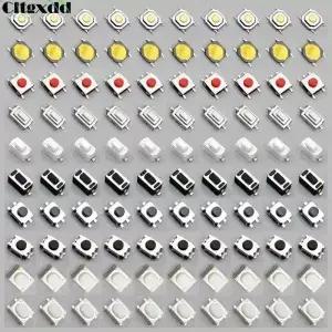 100pcs 자동차 원격 제어 키 터치 스위치 현대 닛산 혼다 폭스 바겐 도요타 기아 푸조에 대한 촉각 푸시