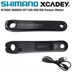Shimano 105 R7000 ULTEGRA R8000 11S R7100 R8100 12S 오른쪽 크랭크 XCADEY X-POWER 미터 포함 170MM GPS