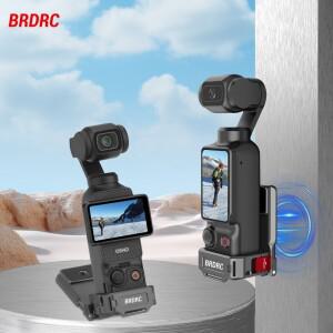DJI Osmo Pocket 4 3 카메라 확장 브래킷 데스크탑 마운트 베이스 휴대용 사진 액세서리용 BRDRC 마그네틱
