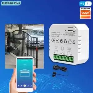스마트 라이프 WiFi 모터식 스윙 게이트 슬라이딩 오프너 드라이 컨택트 110V 240V 음성 제어 알 홈 지원
